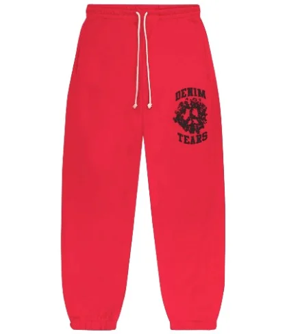 Denim Tears Brand University Red Script Jean